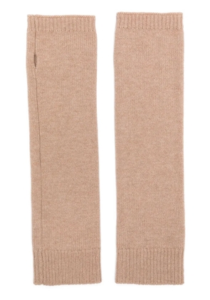 P.A.R.O.S.H. fingerless gloves - Brown