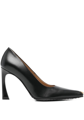Marine Serre MS Kiss point-toe pumps - Black