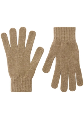 Pringle of Scotland Classic cashmere gloves - Neutrals
