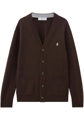 Pringle of Scotland wool v-neck sweater - Brown