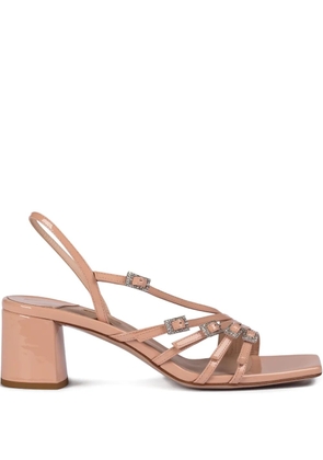 Le Silla 50mm Scarlet sandals - Neutrals