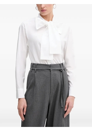 Pedro Del Hierro bow-detail shirt - White