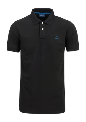Gant short-sleeve polo shirt - Black