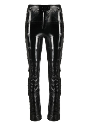 Courrèges multi-diamonds vinyl trousers - Black