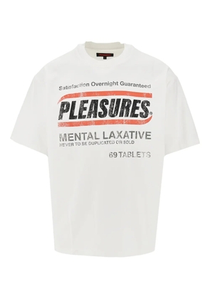 Pleasures Relief text-print T-shirt - White