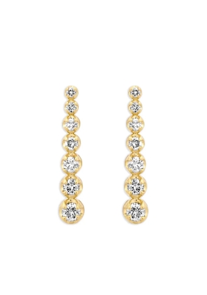 Jennifer Meyer diamond mini graduated tennis stud earrings - Gold