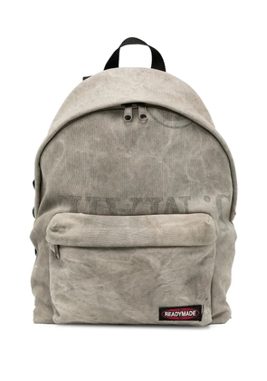 Readymade logo-patch cotton backpack - Grey