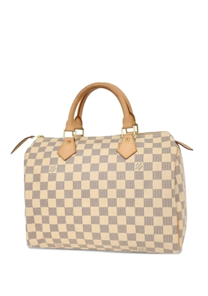 Louis Vuitton Pre-Owned 2011 check-pattern handbag - Neutrals