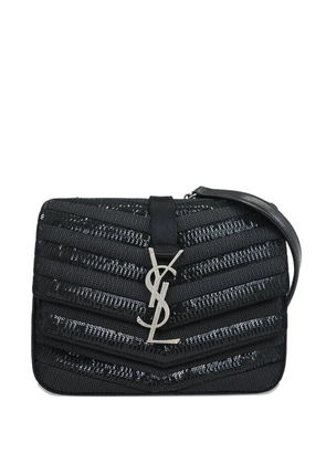 Saint Laurent Pre-Owned 2019 Sulpice sequins-embellishment mini bag - Black