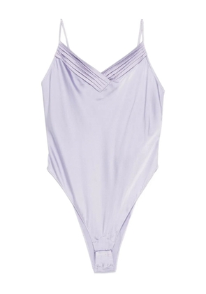 Forte Forte V-neck ruched body - Purple