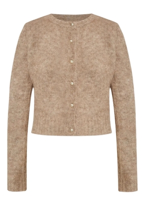 MUNTHE button-up knitted cardigan - Neutrals