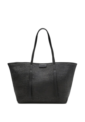 Marc O'Polo Seija woven tote bag - Black