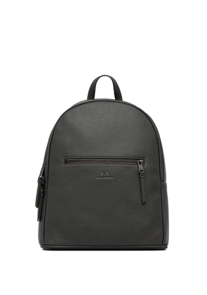Armani Exchange zip-fastening backpack - Grey