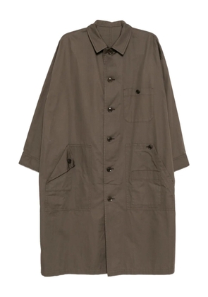 Y's cotton twill coat - Green
