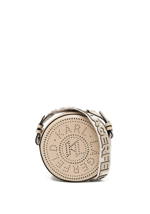 Karl Lagerfeld Kcircle Round Cb Perforated mini bag - Neutrals
