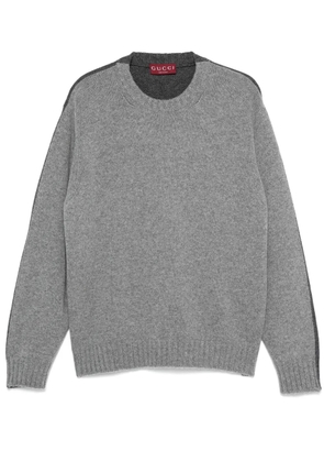 Gucci two-tone sweater - Grey