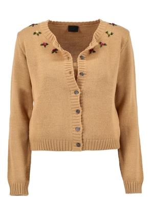 Dolce & Gabbana Pre-Owned floral beaded cardigan - Neutrals
