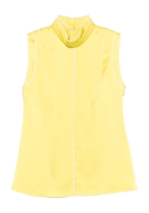 Jil Sander sleeveless blouse - Yellow