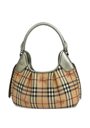 Burberry Pre-Owned 1990-2000s check-pattern handbag - Neutrals