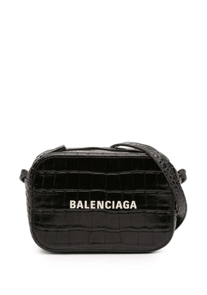 Balenciaga Pre-Owned 2020 XS Embossed Leather Everyday Camera Bag crossbody bag - Black