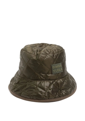 Bimba y Lola quilted bucket hat - Green