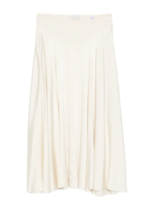 Forte Forte panelled midi skirt - Neutrals