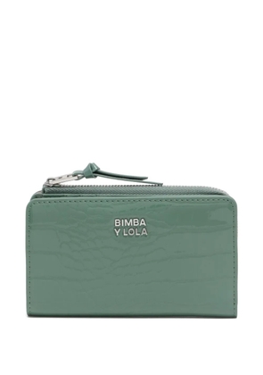 Bimba y Lola crocodile-effect zip-around wallet - Green