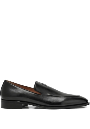 Miu Miu embossed loafers - Black