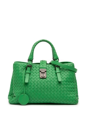 Bottega Veneta Pre-Owned 2012-2025 Small Nappa Intrecciato Roma satchel - Green