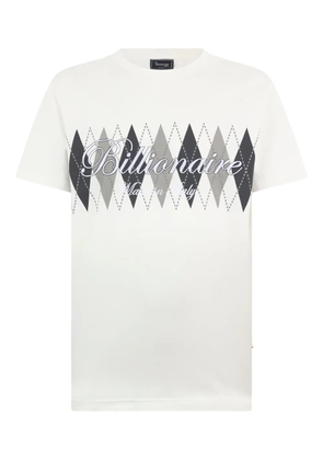 Billionaire round-neck T-shirt - White