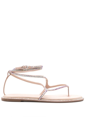 Le Silla Belen crystal-embellished sandals - Neutrals