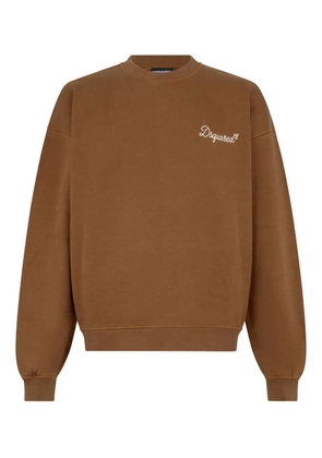 DSQUARED2 D2 Signature crew-neck sweatshirt - Brown
