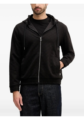 Joop! zip-up hoodie - Black