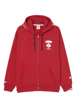 AAPE BY *A BATHING APE® Moonface hoodie - Red