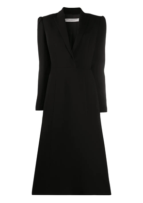 Philosophy Di Lorenzo Serafini peak lapels flared dress - Black