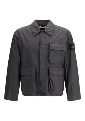 Stone Island pocket badge overshirt - Grey
