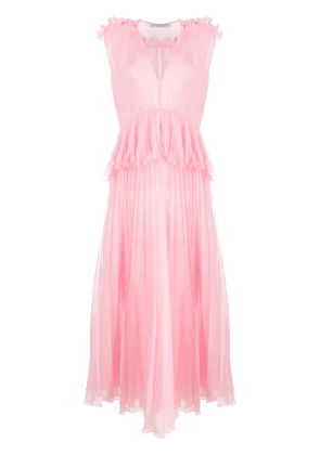 Philosophy Di Lorenzo Serafini sleeveless pleated maxi dress - Pink