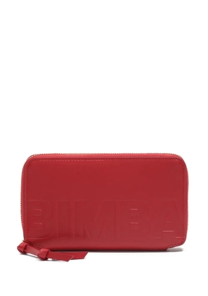 Bimba y Lola medium logo-detail wallet - Red