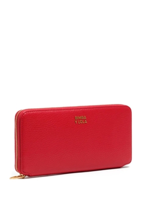 Bimba y Lola zip-around leather wallet - Red