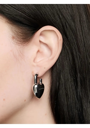 Bimba y Lola heart-padlock earrings - Silver