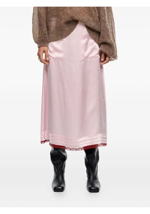 Bimba y Lola pocket lace midi skirt - Pink