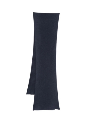 Fedeli rectangular knitted scarf - Blue