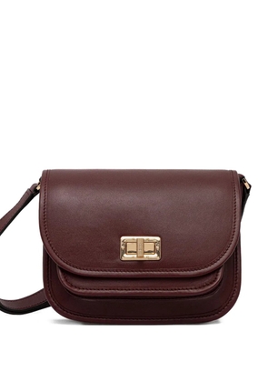 Geox Flavrie flap shoulder bag - Brown