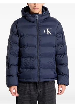 Calvin Klein monogram puffer jacket - Blue