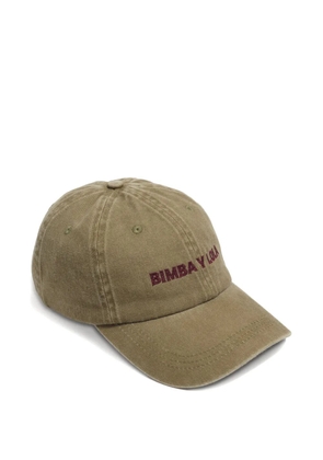 Bimba y Lola washed-effect cotton cap - Brown