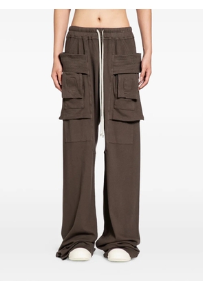 Rick Owens DRKSHDW Wide Creatch cargo pants - Brown