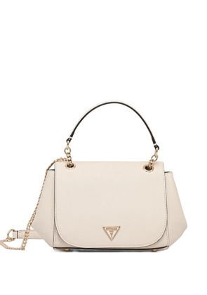 GUESS USA Talent logo-plaque shoulder bag - Neutrals