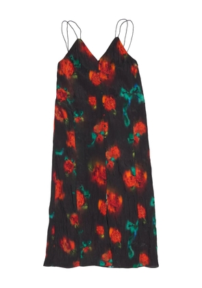 Bimba y Lola floral button-up maxi dress - Black