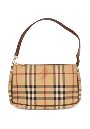 Burberry Pre-Owned 1990-2000s check-pattern handbag - Neutrals