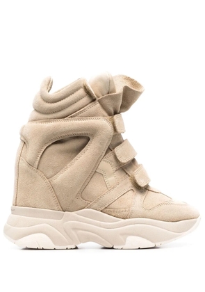 ISABEL MARANT Balskee leather sneakers - Neutrals